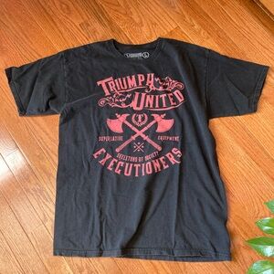 Triumph United Executioners Skeletons of Society T-Shirt LARGE